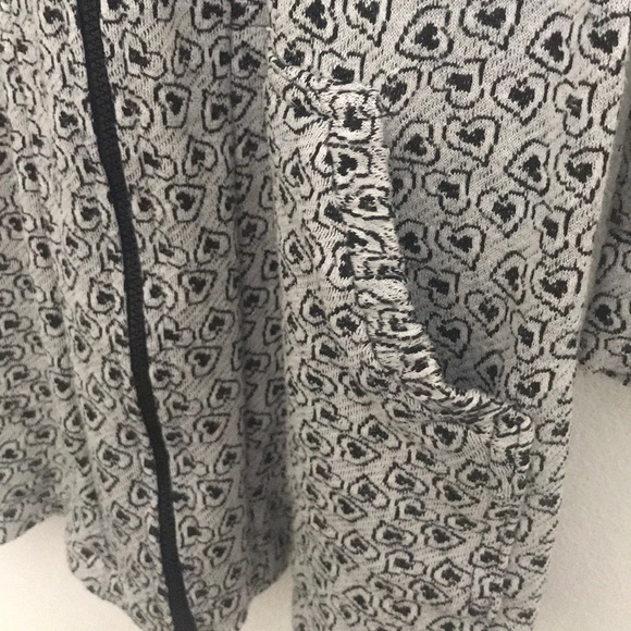 Smak parlour zip-up cotton jacket heart design - Picture 2 of 3